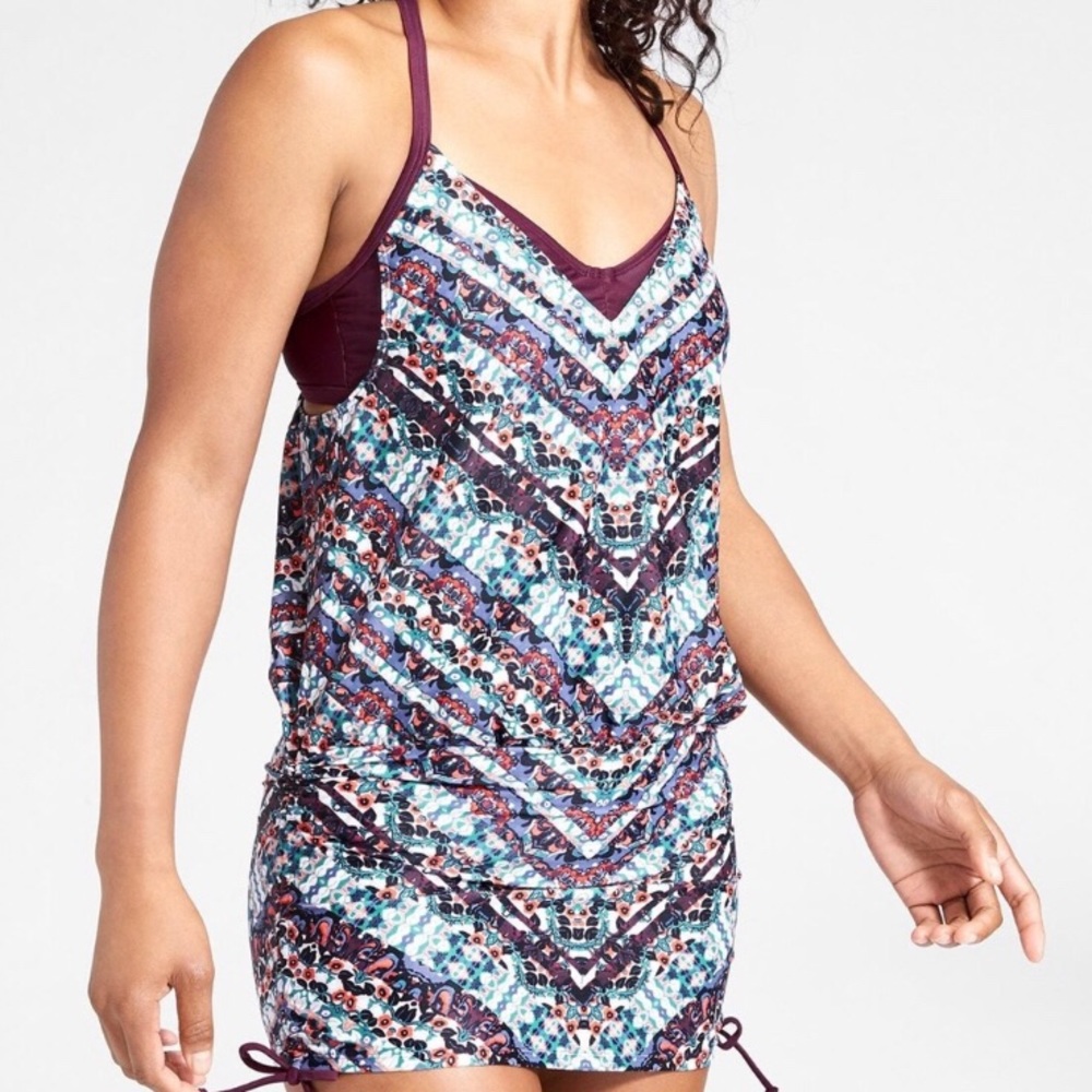 Black Athleta swim Tankini